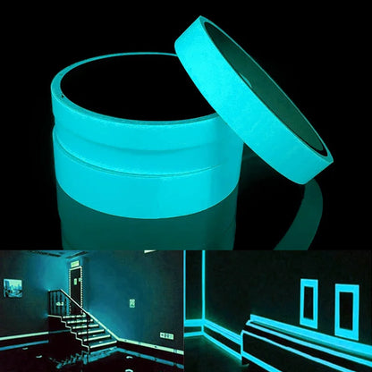 🌟✨ Cinta Luminosa 3M - Banda de Advertencia Fluorescente para Decoración y Seguridad ✨🌙